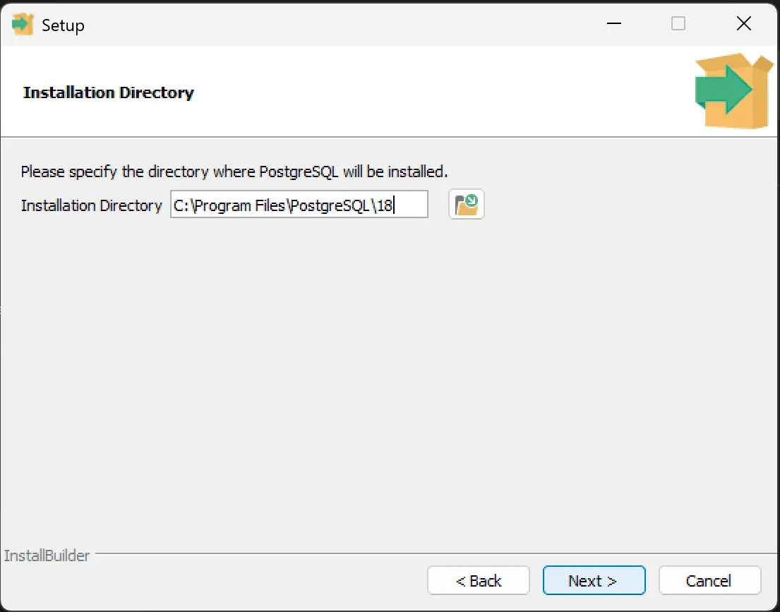 Choose Install Location