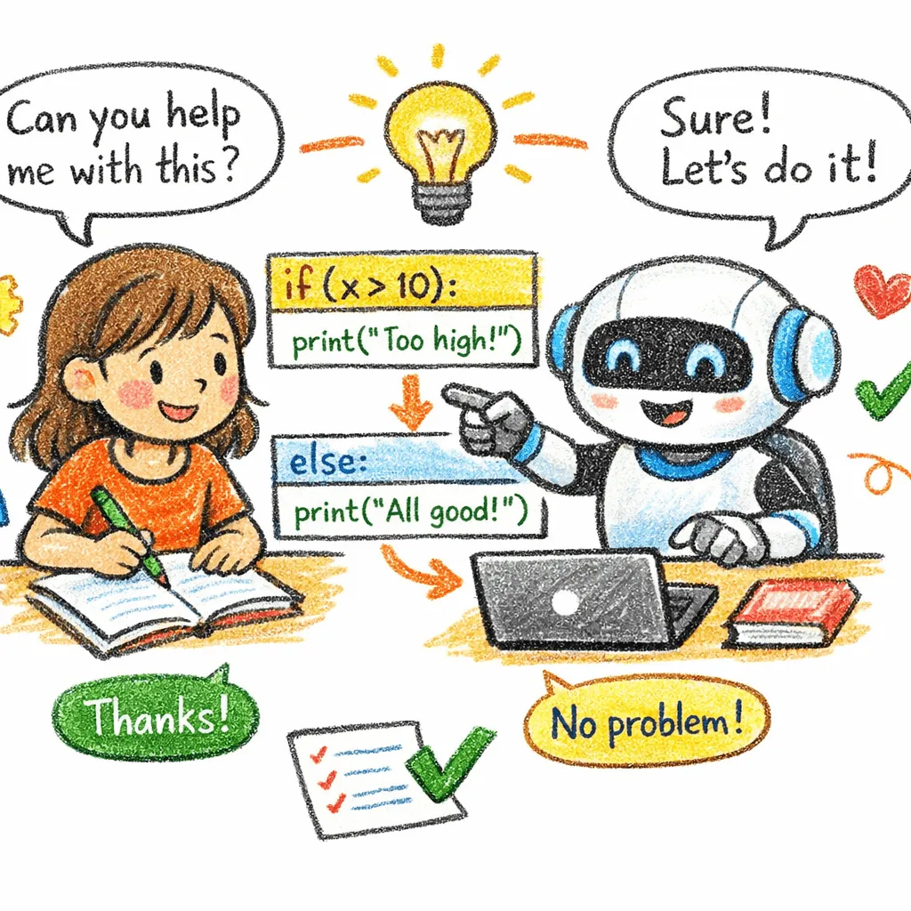 AI 辅助编码示意图